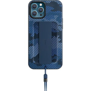 UNIQ Heldro Designer Edition Antimikrobiální kryt iPhone 12 Pro Max modrý
