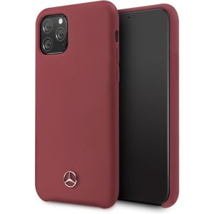 Mercedes Liquid silikonový kryt iPhone 11 Pro červený
