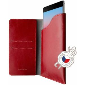 FIXED Pocket Book kožené pouzdro Apple iPhone 6 Plus/6S Plus/7 Plus/8 Plus/XS Max červené
