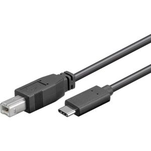 PremiumCord kabel USB C 3.1 - USB 2.0 B 1m