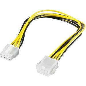 PremiumCord prodloužení napájecího kabelu 8 pinů 0,28m