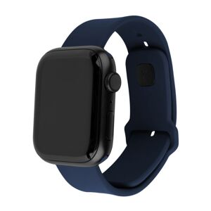 FIXED set silikonových řemínků Apple Watch 42/44/45mm modrý