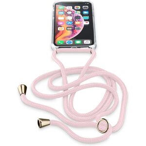 Cellularline Neck-Case se šňůrkou na krk Apple iPhone X/XS růžový