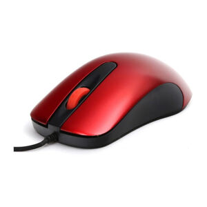 Omega drátová myš OM0520R červená