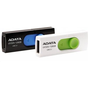 ADATA Flash Disk 128GB UV320 USB 3.1 Dash Drive bílá