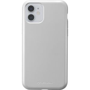 CellularLine SENSATION Metallic silikonový kryt Apple iPhone 11 stříbrný