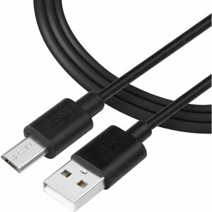 Tactical Smooth Thread Cable USB-A/micro-USB (12mm) 1m černý