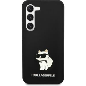 Karl Lagerfeld Liquid Silicone Choupette NFT kryt Samsung Galaxy S23+ černý