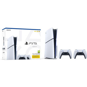 PlayStation 5 + DualSense Wireless Controller bílý (verze slim)