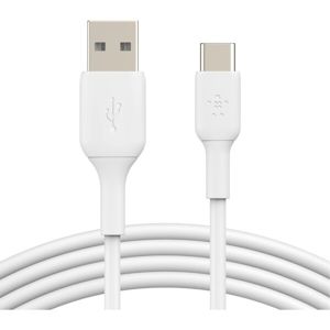 Belkin BOOST Charge USB-C/USB-A kabel, 15cm, bílý