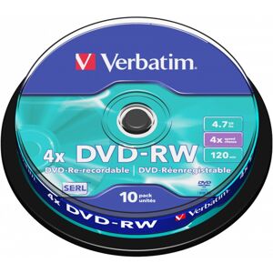 VERBATIM DVD-RW(10 ks)Spindle/4x/4.7GB