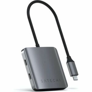 Satechi 4-PORT USB-C Hub (4xUSB-C up to 5 Gbps) - vesmírně šedý