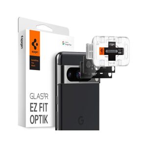 Spigen Glass tR EZ Fit Optik Black 2 Pack ochranné sklo pro Google Pixel 8 Pro Černá