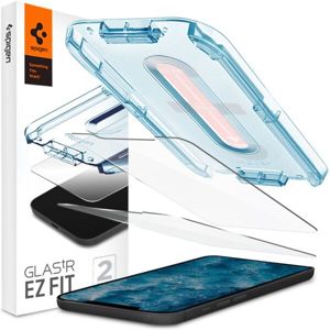 Spigen Glas tR EZ Fit tvrzené sklo iPhone 12 / 12 Pro 2 ks čiré