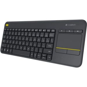 Logitech Wireless Keyboard K400 Plus bezdrátová klávesnice CZ/SK černá