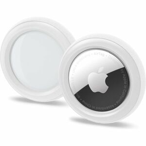 Spigen Silicone Fit 2 Pack pouzdro Apple AirTag bílé