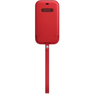 Apple kožený návlek s MagSafe na iPhone 12 / 12 Pro (PRODUCT)RED