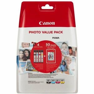Canon Cartridge CLI-581 BK/C/M/Y PHOTO VALUE BLISTER