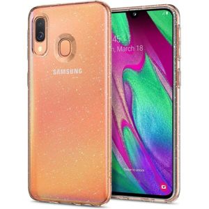 Spigen Liquid Crystal Glitter kryt Samsung Galaxy A40 čirý