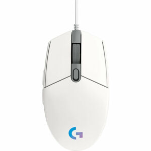 Logitech G102 myš bílá