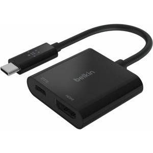 Belkin USB-C adaptér na HDMI + 60W napájení černý