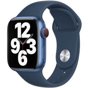 Apple Watch sportovní řemínek 49/45/44/42mm hlubomořsky modrý