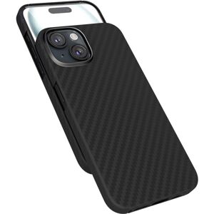 Epico Mag+ Carbon Case pro iPhone 15 černý
