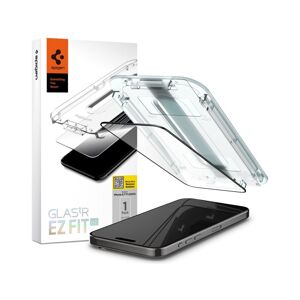 Spigen Glass tR EZ Fit HD tvrzené sklo iPhone 15 Pro Max černé