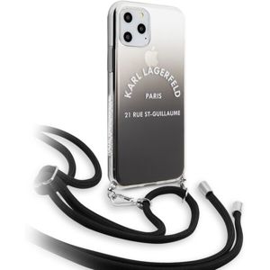 Karl Lagerfeld Gradient KLHCN61WOGRBK kryt iPhone 11 černý