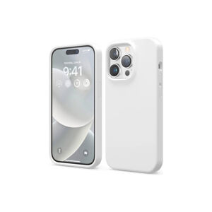 ELAGO silikonový kryt pro iPhone 14 Pro Max bílý