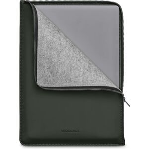 Woolnut Coated PU Folio pouzdro pro 13/14" MacBook tmavě zelené