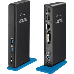iTec USB 3.0 Dual Video dokovací stanice černá