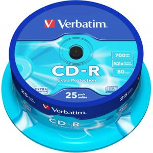 VERBATIM CD-R(25 ks)Spindle/Extra Protection/DL/52x/700MB