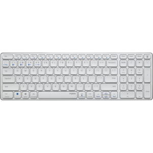 Rapoo E9700M multimediální bezdrátová kompaktní klávesnice bílá