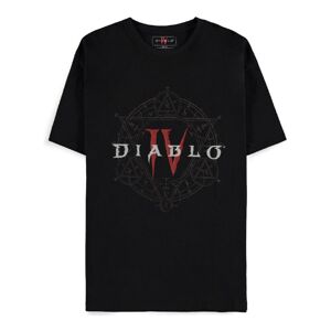 Tričko Diablo IV - Pentagram Logo S