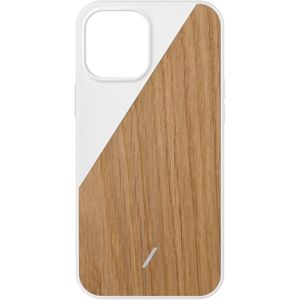 Native Union Clic Wooden dřevěný kryt iPhone 12 Pro Max bílý