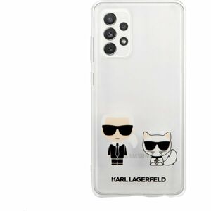 Karl Lagerfeld PC/TPU Karl & Choupette kryt Samsung Galaxy A72 čirý