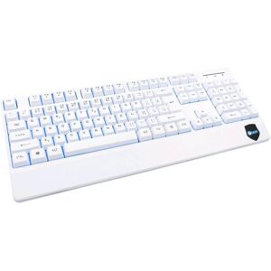 C-TECH KB-104W herní klávesnice bílá