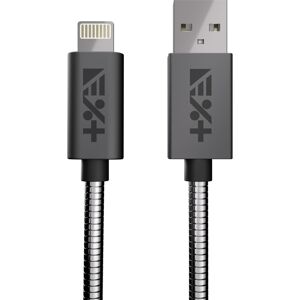 Next One USB-A to Lightning Metallic Cable 1m šedý