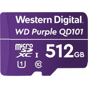 WD MicroSDXC karta 512GB Purple WDD512G1P0C Class 10 (R:100/W:60 MB/s)