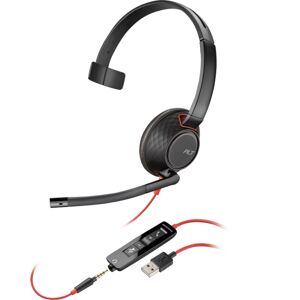 Poly Blackwire 5210 Mono USB-A sluchátka, černá