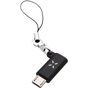 FIXED Link redukce pro nabíjení a datový přenos z USB-C na microUSB černá