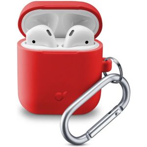 Cellularline Bounce ochranné pouzdro Apple AirPods 1/2 červené