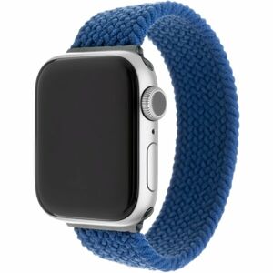 FIXED provlékací nylonový řemínek Apple Watch 38/40mm XL modrý