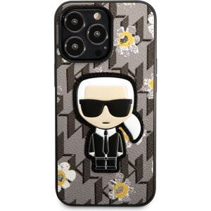 Karl Lagerfeld Ikonik Flower Kryt iPhone 13 Pro Max šedý