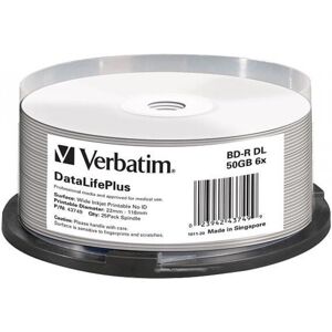 VERBATIM BD-R(25 ks) Blu-Ray/spindle/DL+/6x/50GB