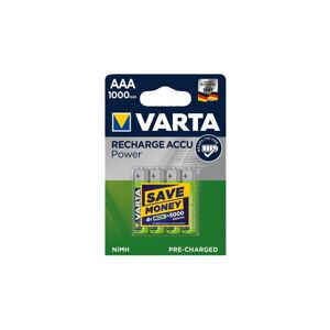Varta Ready to use LR03/4BP AAA nabíjecí baterie 1000 mAh (4ks)
