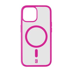 Cellularline POP MAG zadní kryt s MagSafe Apple iPhone 15 Plus čirý/růžový