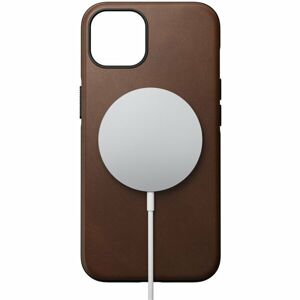 Nomad Rugged Leather MagSafe kryt iPhone 13 hnědý