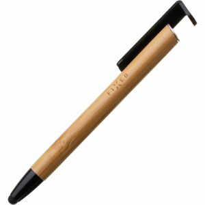 FIXED Pen 3v1 propiska se stylusem a stojánkem, bambusové tělo